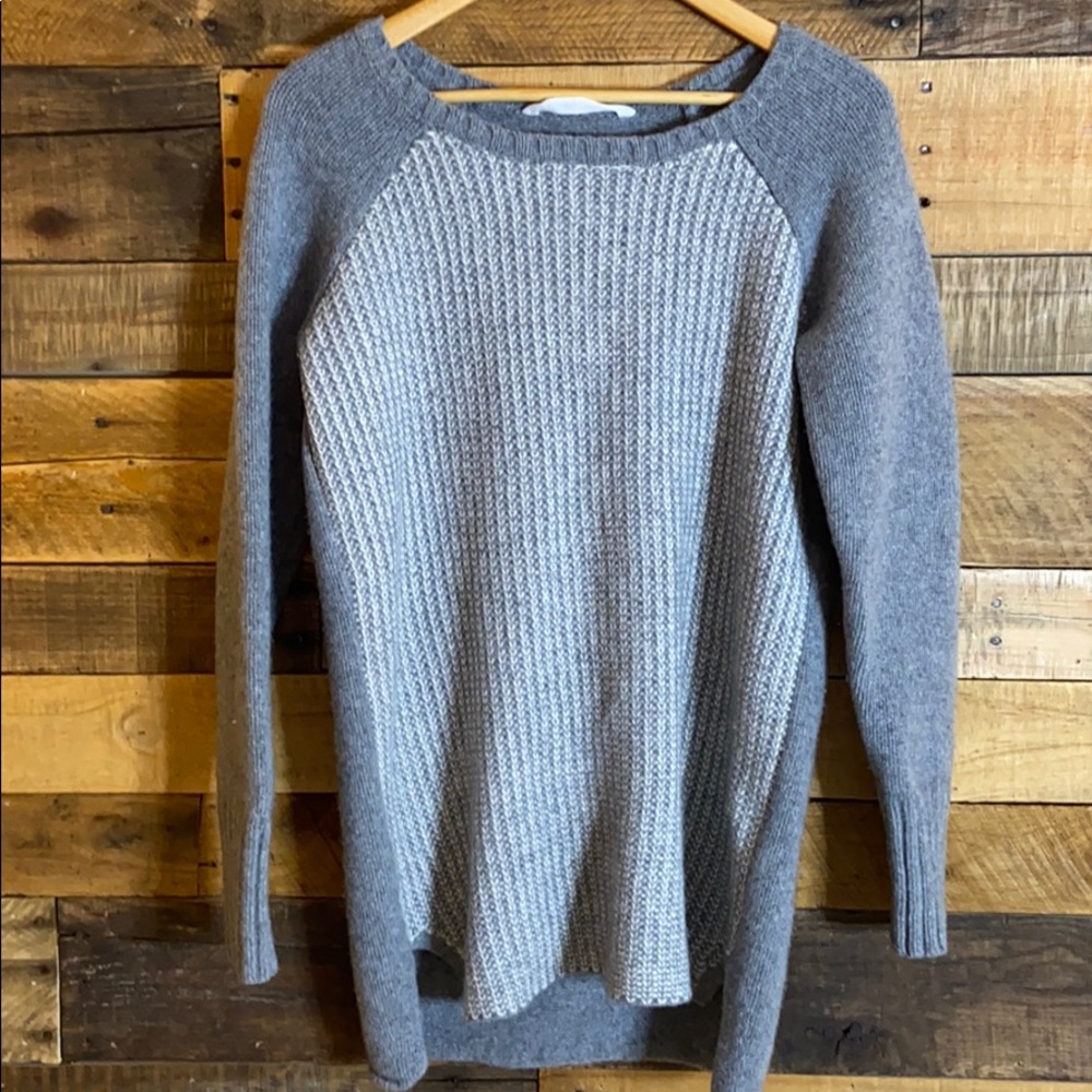 Athleta Sierra wool cashmere knit tunic sweater XL